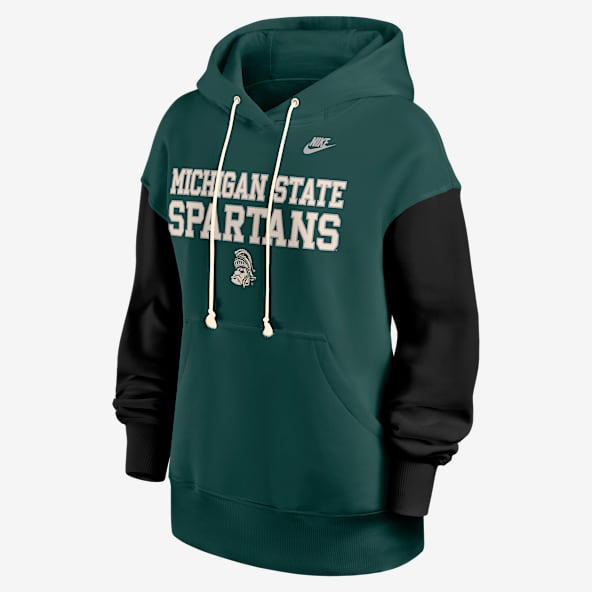 【Nike】Michigan State Spartans Legacy Retro Pullover Hoodie Michigan State Spartans Legacy Retro Men's Nike College